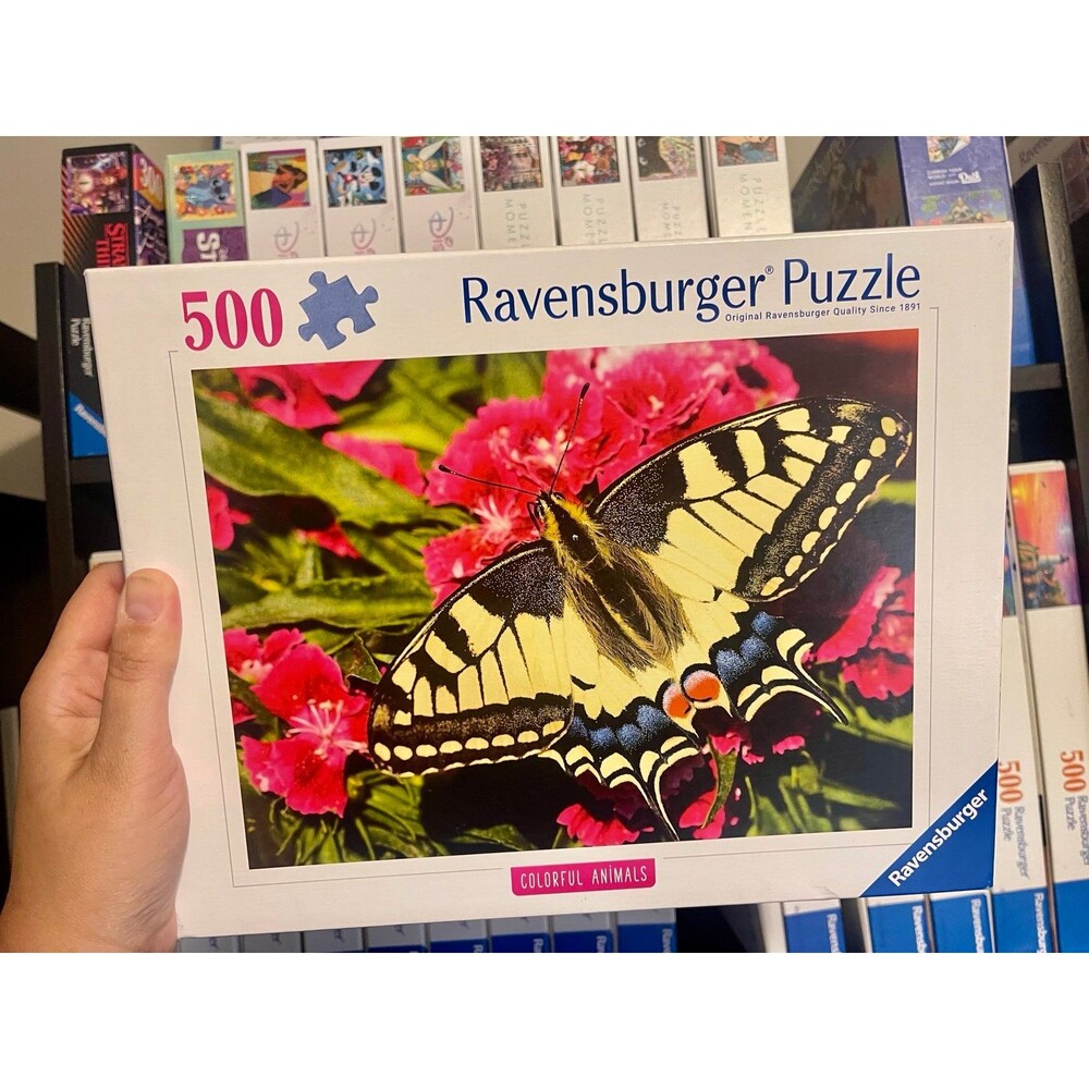 Ravensburger Butterfly Puzzle - Colorful Animals 500pc